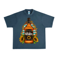 Midnight Navy whiskey bottle Urban Heavy Tee - Jasminsmagicworld