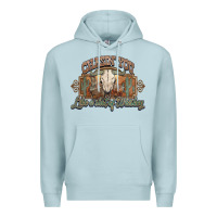 Blue Mist Chasin you like a shot of whiskey bull skull Premium Hoodie - HowdyJamesFarm