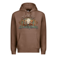 Chestnut Chasin you like a shot of whiskey bull skull Premium Hoodie - HowdyJamesFarm