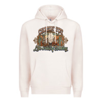 Pale Pink Chasin you like a shot of whiskey bull skull Premium Hoodie - HowdyJamesFarm