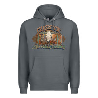 Rock Chasin you like a shot of whiskey bull skull Premium Hoodie - HowdyJamesFarm