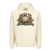 Sandshell Chasin you like a shot of whiskey bull skull Premium Hoodie - HowdyJamesFarm