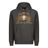 Smoke Chasin you like a shot of whiskey bull skull Premium Hoodie - HowdyJamesFarm