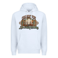 White Chasin you like a shot of whiskey bull skull Premium Hoodie - HowdyJamesFarm