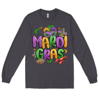 Smoke mardi gras Long Sleeve Tee - MaliasSmallBusiness