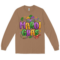 Toasted Coconut mardi gras Long Sleeve Tee - MaliasSmallBusiness
