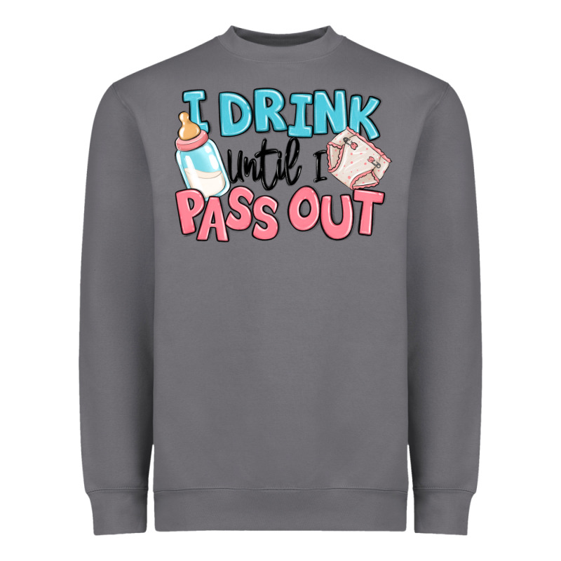 I Drink Until I Pass Out Baby Heavyweight Sweatshirt by MaliasSmallBusiness | Teevron