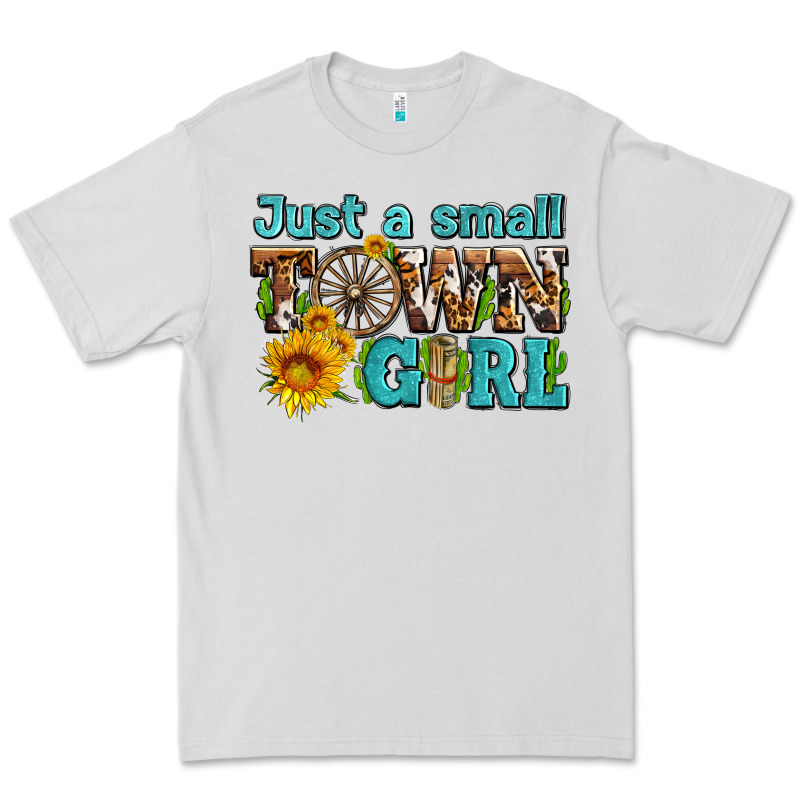 Just A Small Town Girl With Sunflowers And Money Premium Tee by AdoDesignShop | Teevron