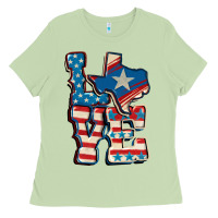 Matcha Love Texas  4th of july Ladies Tee - CowGirlArtShop