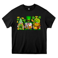 Black St. Patrick's Day gnomies Heavy Core Tee - Neo Western