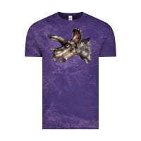 Cloud Purple Triceratops Horridus Face Vintage Tee - LillyAllenDesigns