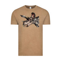 Vintage Coffee Triceratops Horridus Face Vintage Tee - LillyAllenDesigns