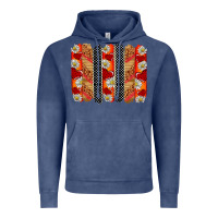 Vintage Denim ladybug brushstrokes Vintage Hoodie - BarkalooDesign