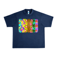 Navy summer brushstroke Urban Heavy Tee - Jasminsmagicworld