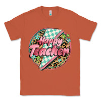 Copper happy teacher lighting bolt Classic Tee - MaliasSmallBusiness