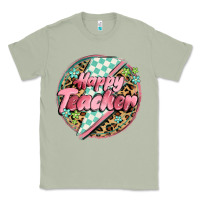 Matcha happy teacher lighting bolt Classic Tee - MaliasSmallBusiness