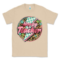 Mushroom happy teacher lighting bolt Classic Tee - MaliasSmallBusiness