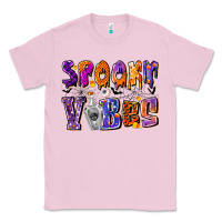 Bubblegum Pink Spooky Vibes Classic Tee - CowhideDigitalArt