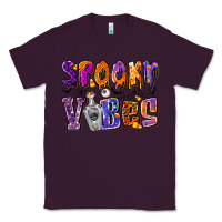 Plum Spooky Vibes Classic Tee - CowhideDigitalArt