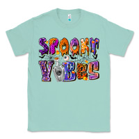 Seafoam Spooky Vibes Classic Tee - CowhideDigitalArt