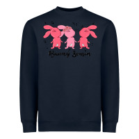 Navy easter bunny Heavyweight Sweatshirt - MaliasSmallBusiness