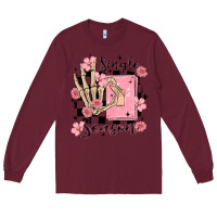 Burgundy single season Long Sleeve Tee - MaliasSmallBusiness
