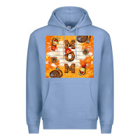 Colony Blue fireman mom mother's day Premium Hoodie - TumblerDesignByShophia
