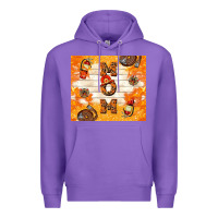 Purple fireman mom mother's day Premium Hoodie - TumblerDesignByShophia
