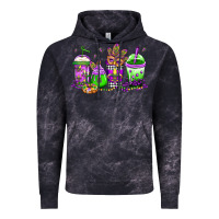 Cloud Black mardi gras coffee Vintage Hoodie - Jasminsmagicworld