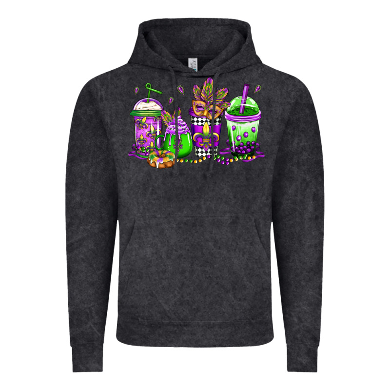 Mardi Gras Coffee Vintage Hoodie by Jasminsmagicworld | Teevron