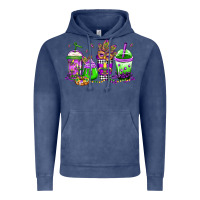Vintage Denim mardi gras coffee Vintage Hoodie - Jasminsmagicworld