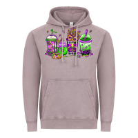 Vintage Zinc mardi gras coffee Vintage Hoodie - Jasminsmagicworld