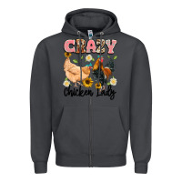 Smoke crazy chicken lady Zipper Hoodie - Artiststas
