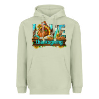 Matcha Love Thanksgiving with Turkey Heavyweight Hoodie - texasbilliewilder