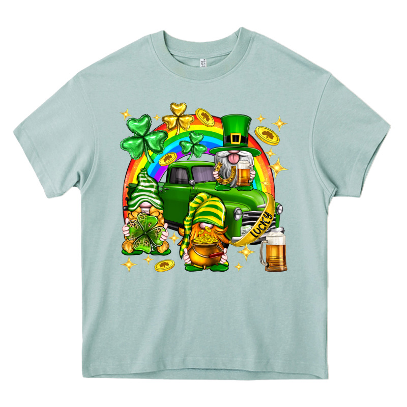 St. Patrick's Day Gnomies Truck Heavy Core Tee by Neo Western | Teevron
