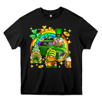 Black St. Patrick's Day gnomies truck Heavy Core Tee - Neo Western
