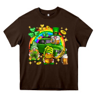 Chocolate Brown St. Patrick's Day gnomies truck Heavy Core Tee - Neo Western