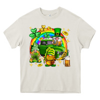 Cream St. Patrick's Day gnomies truck Heavy Core Tee - Neo Western
