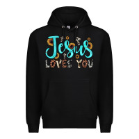 Black jesus loves you Premium Hoodie - JahusDesignShop