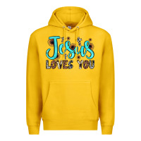 Lemon jesus loves you Premium Hoodie - JahusDesignShop