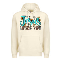 Sandshell jesus loves you Premium Hoodie - JahusDesignShop