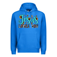 True Royal jesus loves you Premium Hoodie - JahusDesignShop
