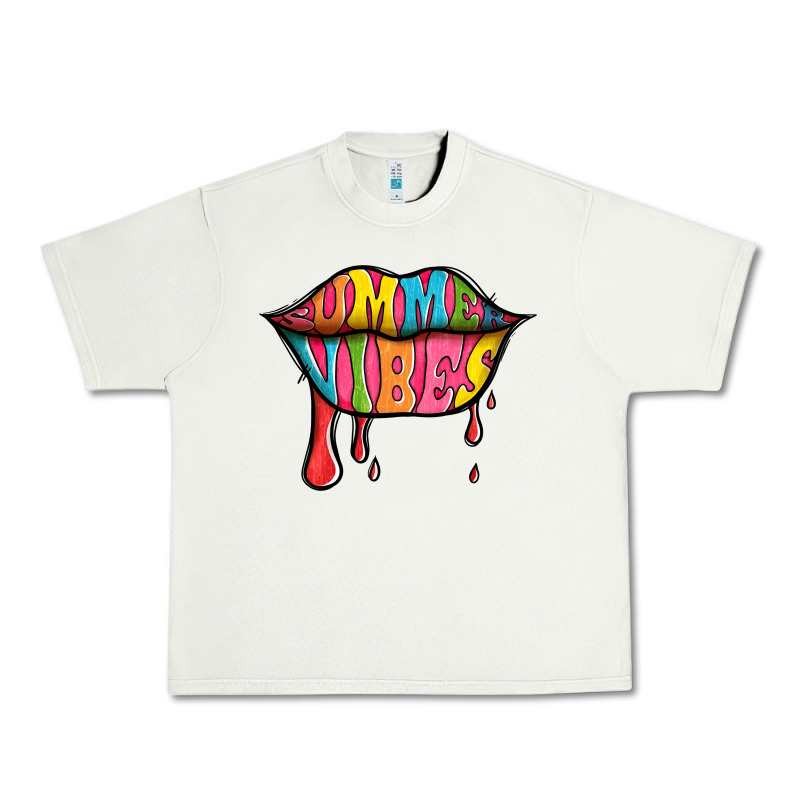 Summer Vibes Lips Urban Heavy Tee by Jasminsmagicworld | Teevron