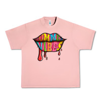 Salmon summer vibes lips Urban Heavy Tee - Jasminsmagicworld