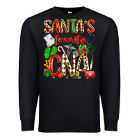Black santa's favorite cna Premium Sweatshirt - texasbilliewilder