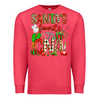 Cardinal santa's favorite cna Premium Sweatshirt - texasbilliewilder