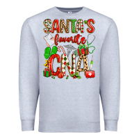Heather Grey santa's favorite cna Premium Sweatshirt - texasbilliewilder