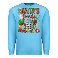 Ocean Blue santa's favorite cna Premium Sweatshirt - texasbilliewilder