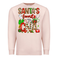 Pale Pink santa's favorite cna Premium Sweatshirt - texasbilliewilder