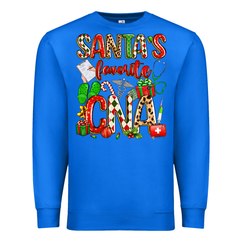 Santa's Favorite Cna Premium Sweatshirt by texasbilliewilder | Teevron